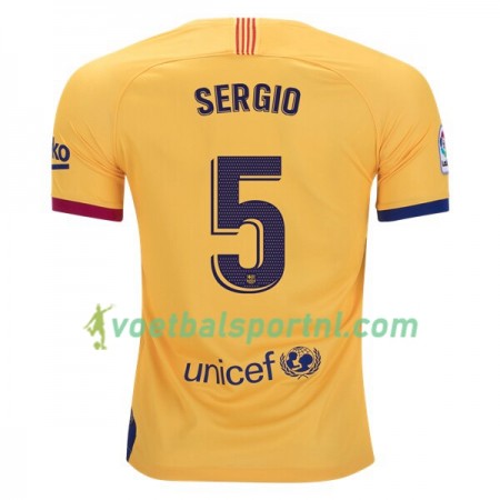 FC Barcelona Sergio Busquets 5 Uit Shirt 2019-20 FC Barcelona Sergio Busquets 5 Uit Shirt 2019-20